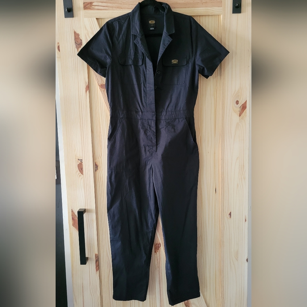 RVCA Black Recesion Jumpsuit